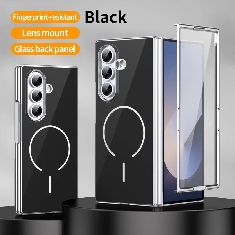 Tech Accessories Dropshipping - حافظة هاتف زجاجية مغناطيسية قابلة للطي