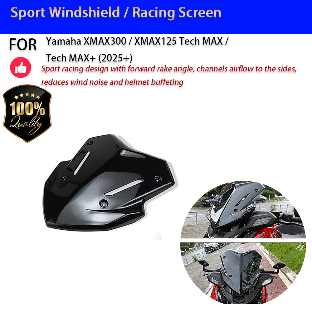Moto Tech Accessories & Workshop - واقي الرياح الرياضي لدراجة ياماها XMAX300