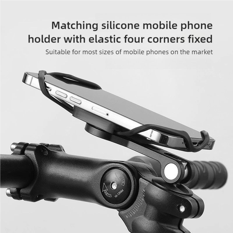 دراجة الكمبيوتر تمديد جبل MTB  - مراجعة Phone Stand Aluminum وسعره
