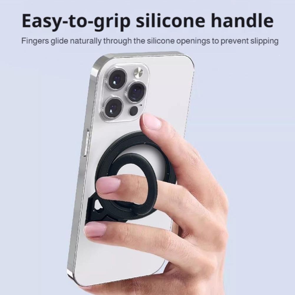 حامل هاتف قابل للطي مع حلقة مغ - مراجعة Phone Stand Aluminum وسعره