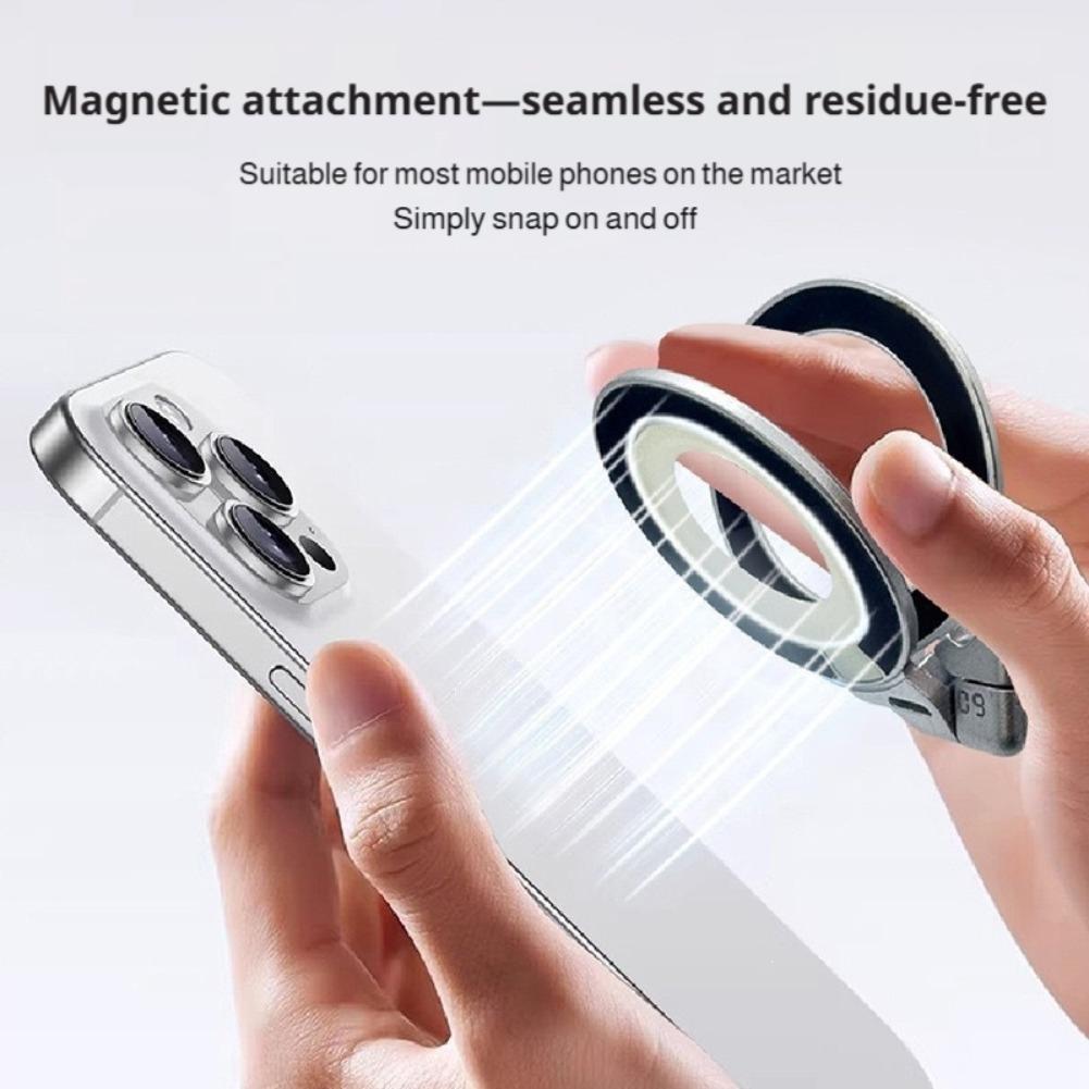 حامل هاتف قابل للطي مع حلقة مغ - مراجعة Phone Stand Aluminum وسعره