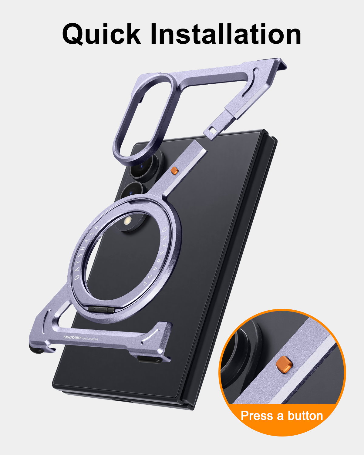 إيري لسامسونج جالاكسي زد فولد  - مراجعة Phone Stand Aluminum وسعره