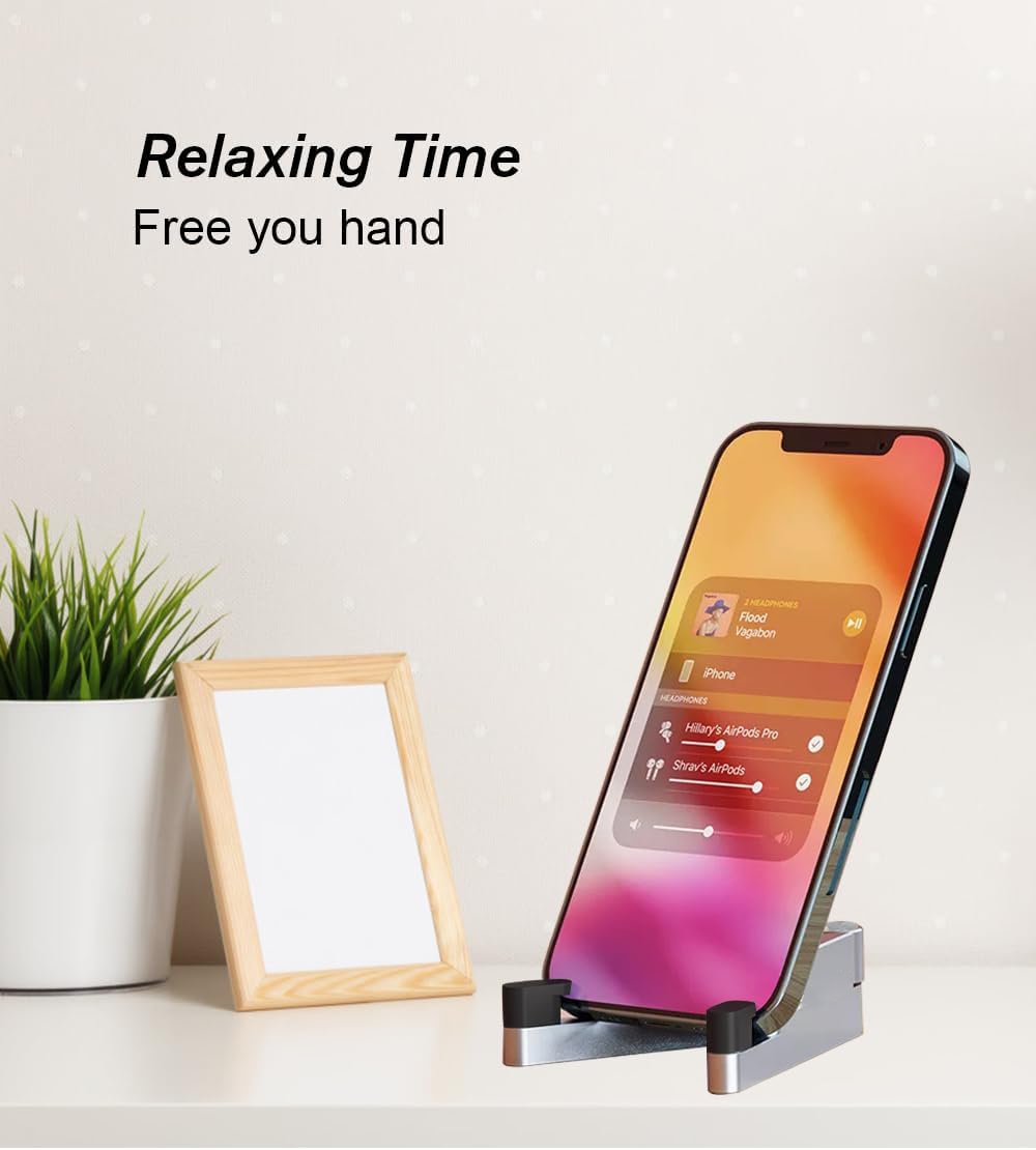 حامل هاتف خلوي قابل للطي من ال - مراجعة Phone Stand Aluminum وسعره