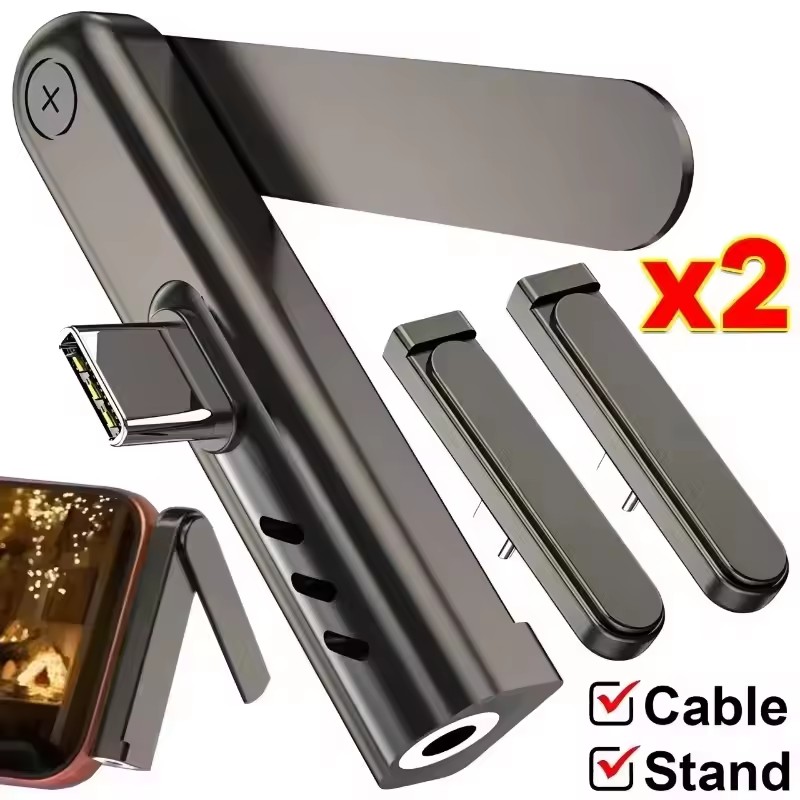محول صوت محمول من USB C إلى 3. - مراجعة Phone Stand Aluminum وسعره