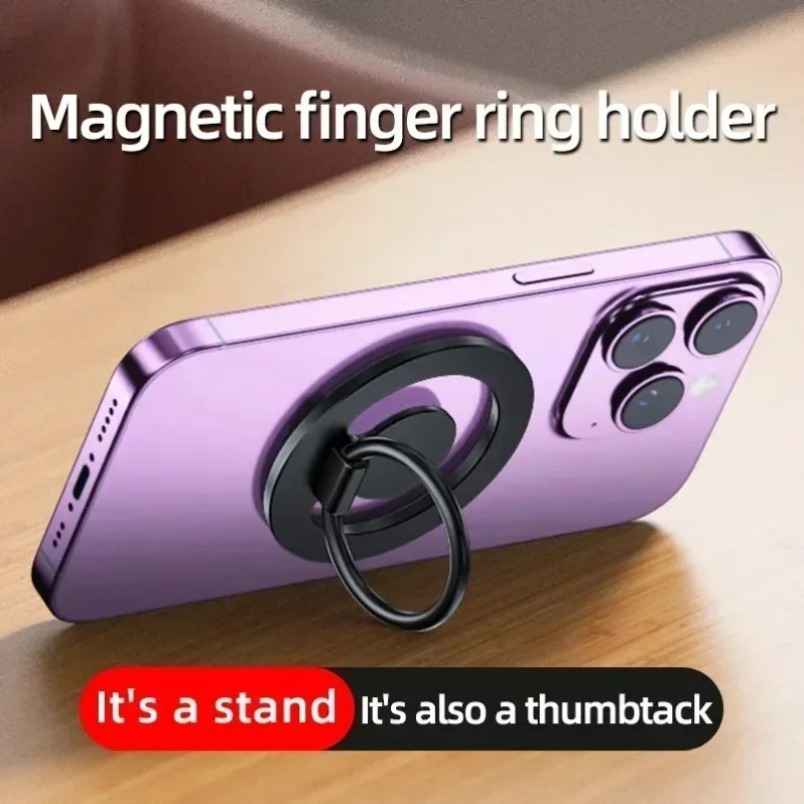 حامل هاتف مغناطيسي مزدوج الجوا - مراجعة Phone Stand Aluminum وسعره