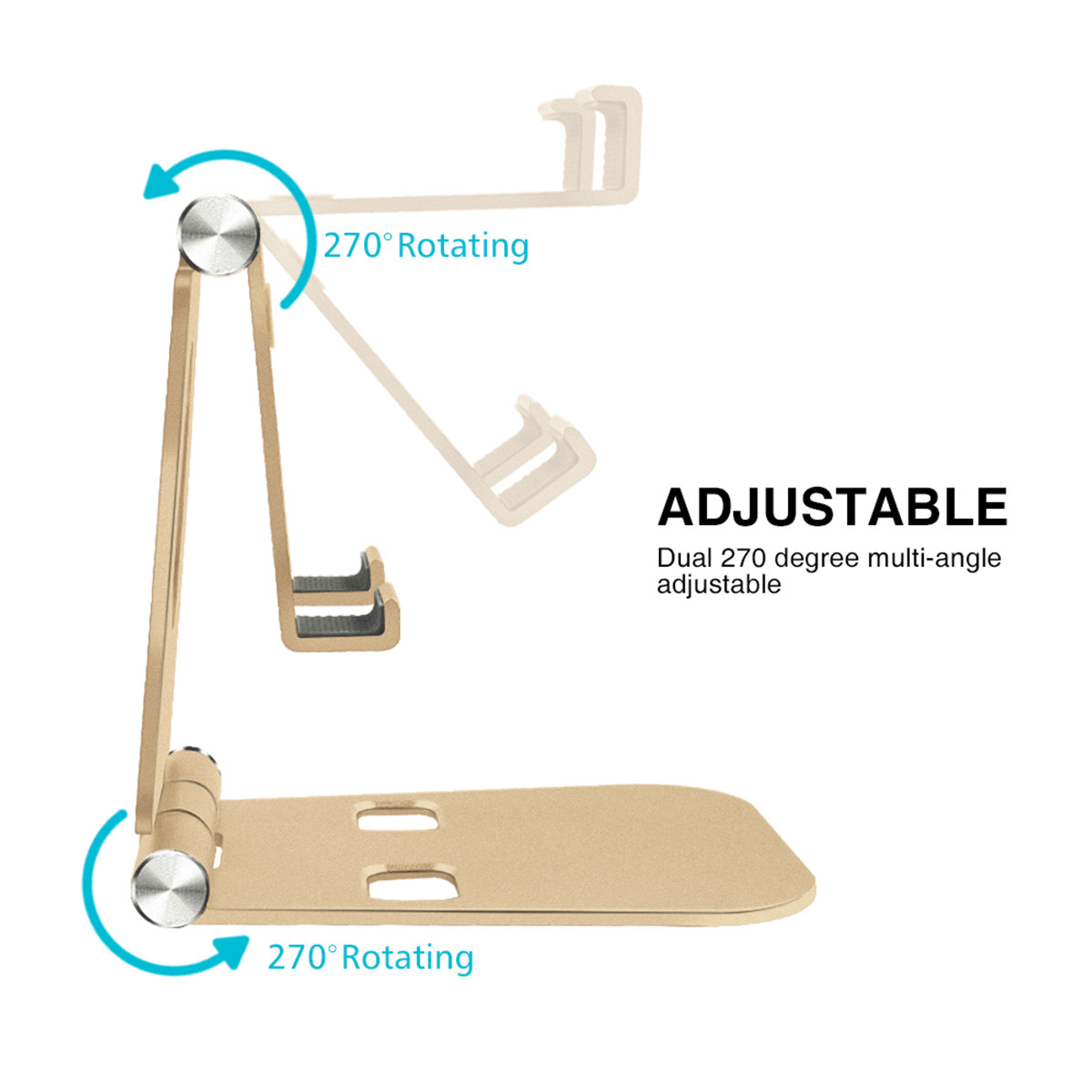 حامل هاتف معدني عالمي من سبائك - مراجعة Phone Stand Aluminum وسعره