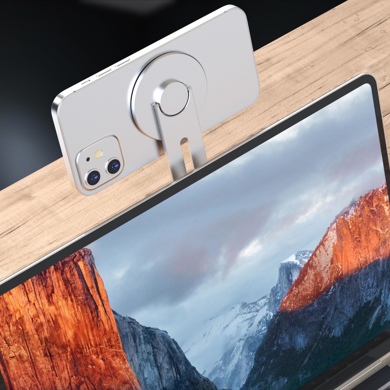 حامل هاتف مغناطيسي عالمي لسيار - مراجعة Phone Stand Aluminum وسعره